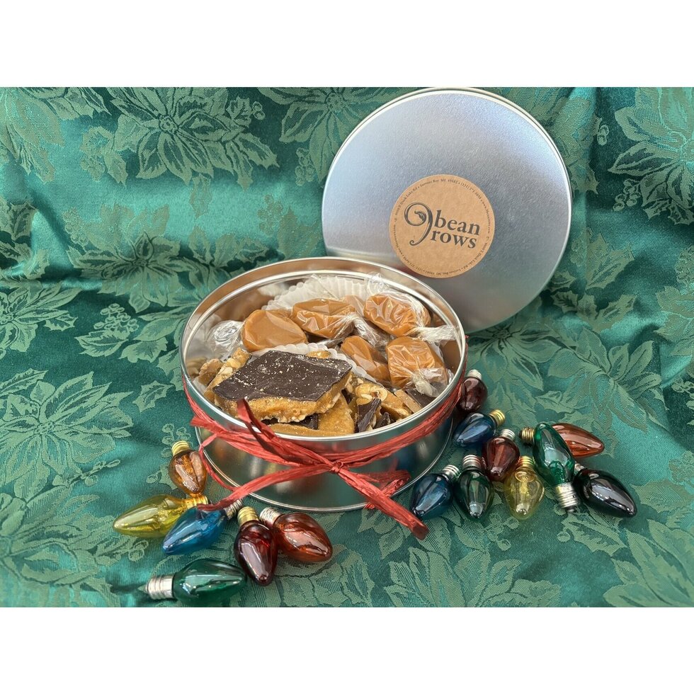 Hazelnut Brittle and Caramel Holiday Tin