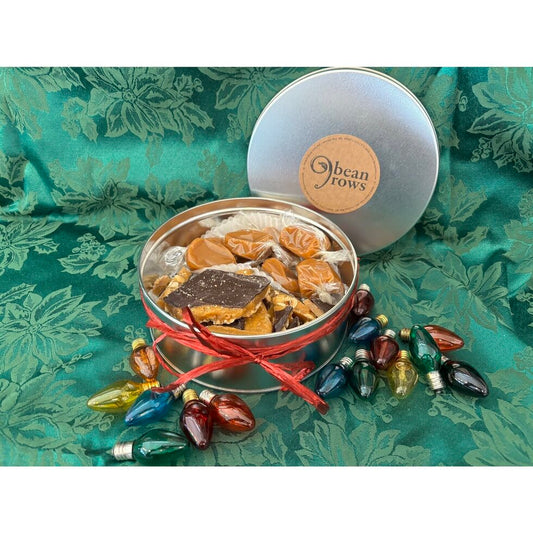 Hazelnut Brittle and Caramel Holiday Tin