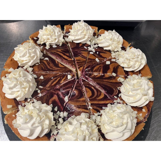 White Chocolate Raspberry Cheesecake